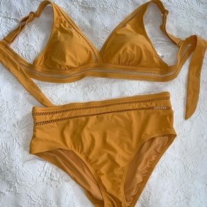 Time and Tru 2 Piece High Waisted Bikini Set